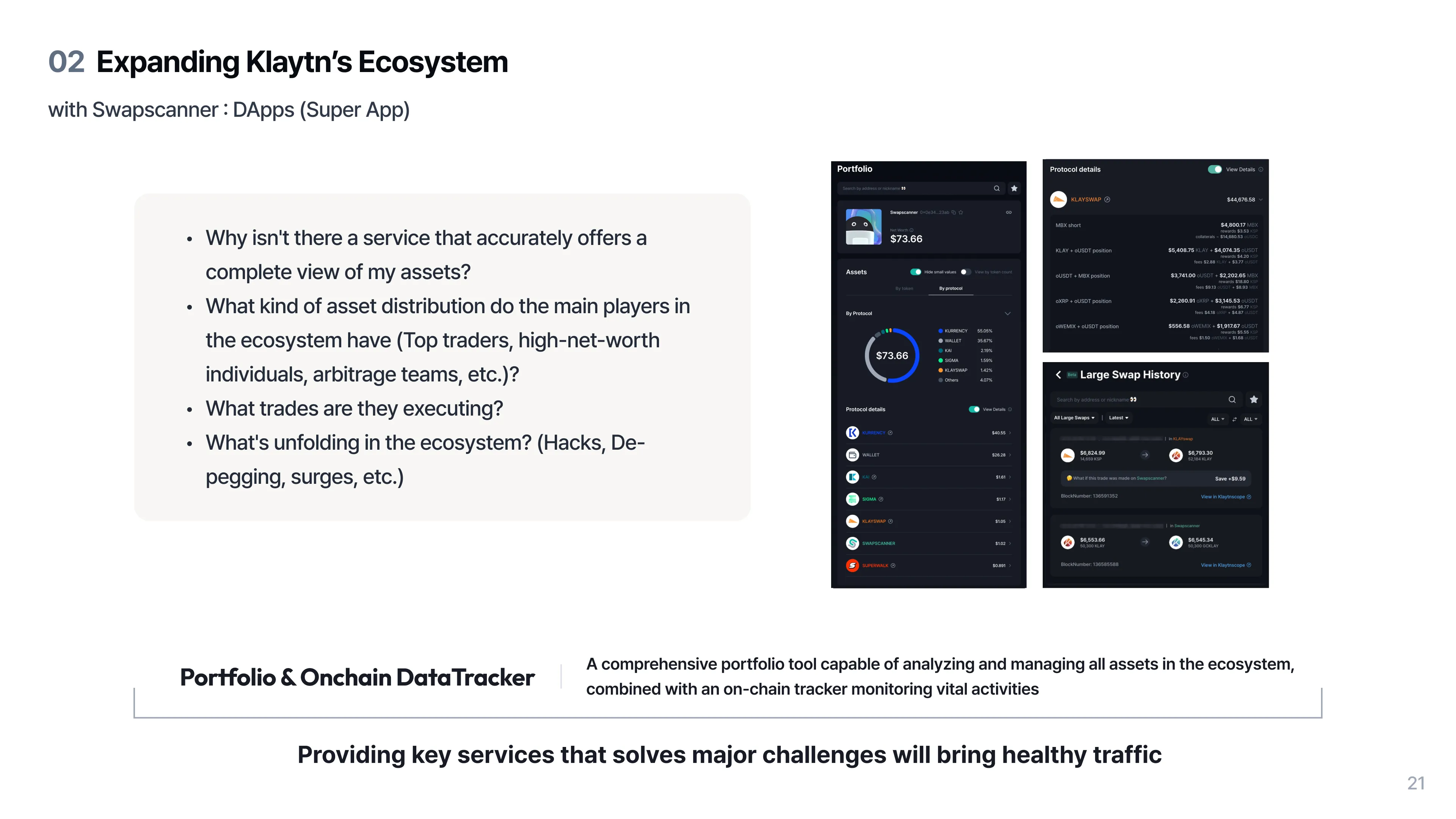 with Swapscanner: dApp Acquisition(Self-Super App1)